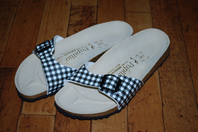 【60%OFF】BIRKENSTOCK Madrid（マドリッド） ビルコフロー/Gingham Black（36EU）