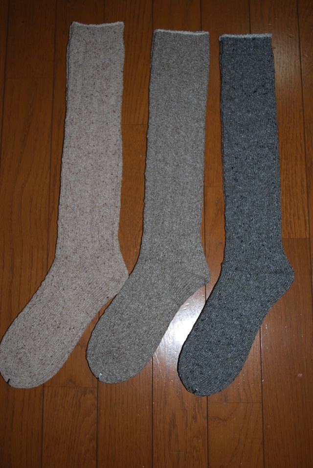 ～SALE～　touffe ケーブル編みハイソックス（lady's）
