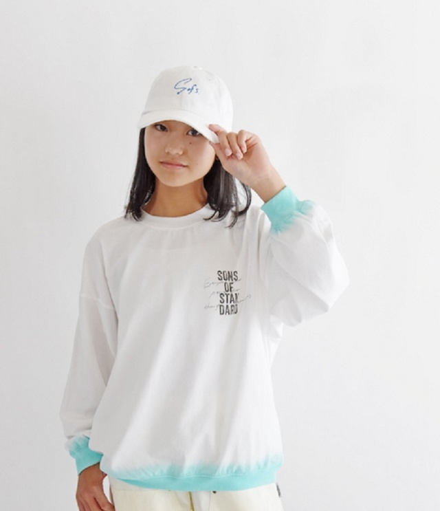 SONS OF STANDARD　ダイイング ロングスリーブ　グリーン （160、170センチ）  1261-2001