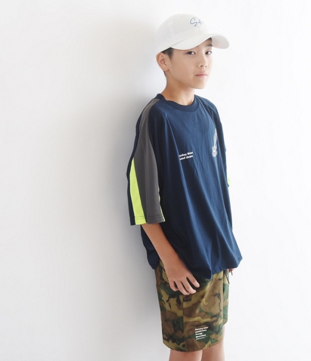 SONS OF STANDARD　ウイングフットショートスリーブ　ネイビー（160、170センチ）  1261-2006