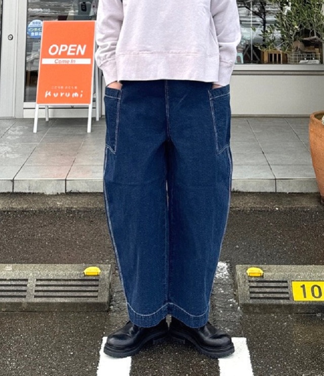 ESTROISLOSE　インディゴダイ リップストップ パンツ（インディゴ）EB25423