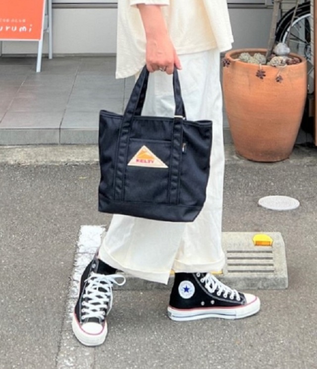 KELTY  ケルティ　DENIM TOTE S デニムトートS（ダークネイビー)