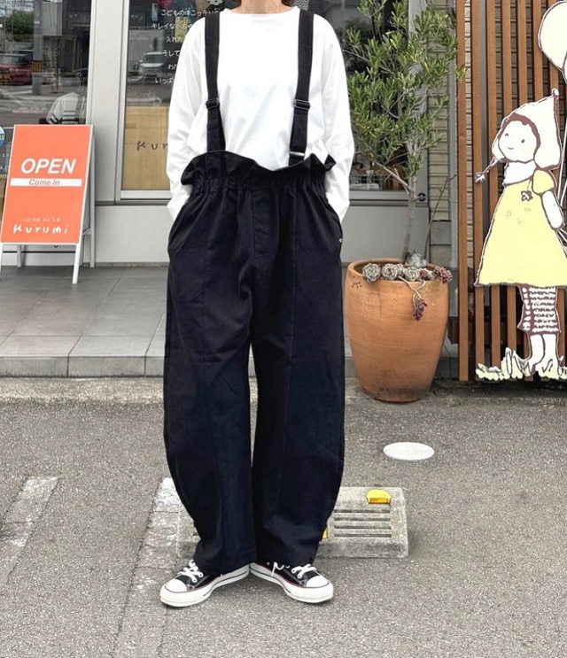 FITH　サスペンダー カープ パンツ　ブラック（レディース） 12580602