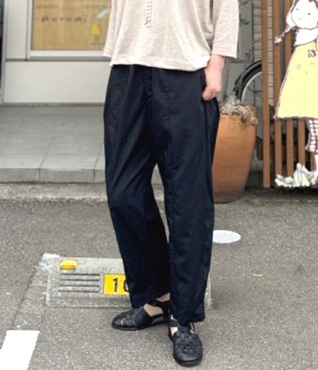 vent blanc　ECOPET®45s ブロード デザイン COCON パンツ（ブラック）VBP261503