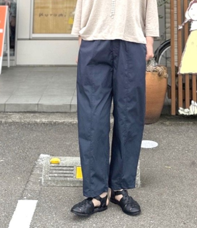 vent blanc　ECOPET®45s ブロード デザイン COCON パンツ（チャコール）VBP261503
