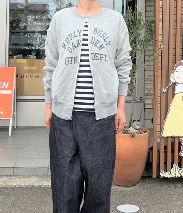 【50%OFF】Go To Hollywood  ビンテージ裏毛 スパンコール カーデ　グレー（レディース）