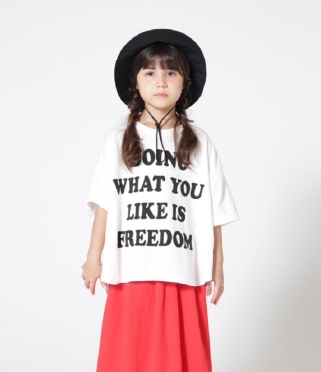 【60%OFF】highking　bestie short sleeve  ベスティ半袖Tee　ホワイト（100センチ）