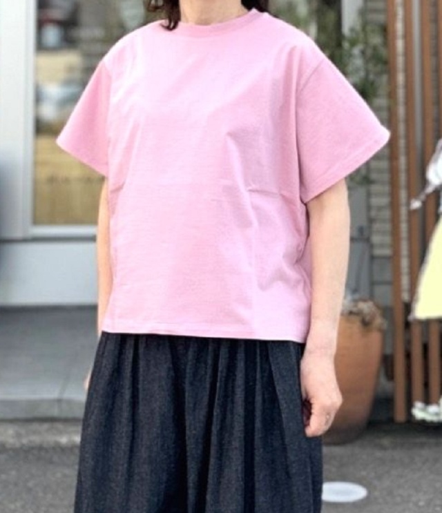 euphoric　Crew neck Tops  クルーネックトップ（ピンク） EU-CT6218