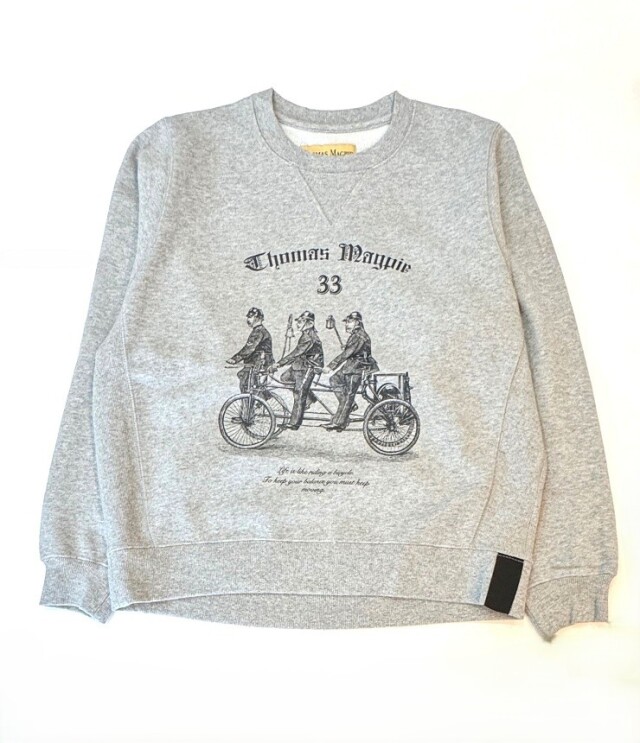 THOMAS MAGPIE　Mini Sweat ミニスウェット （グレー） 33 2254871