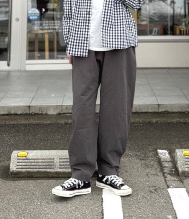 FITH　綿麻 バルーン パンツ　チャコール（レディース） 12620602