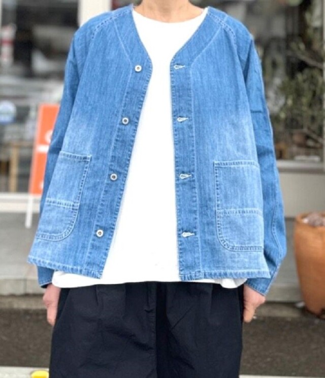 NEEDLE WORKS　denim カバーオール　インディゴブルー（レディース） 2125001