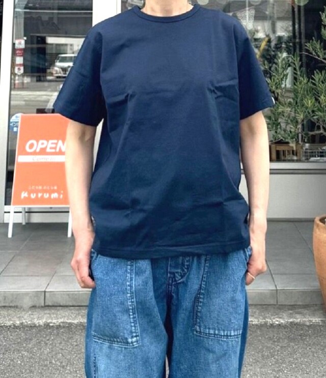 【30%OFF】chloro sister  ハイゲージ天竺 sweat proof加工 シンプル Ｔシャツ（ネイビー） CS3540  #chloro sister_toujours ensemble