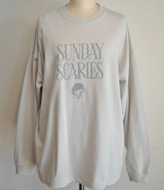 REHERSALL　CAT ロゴロンTEE（ライトグレー） WT-1119