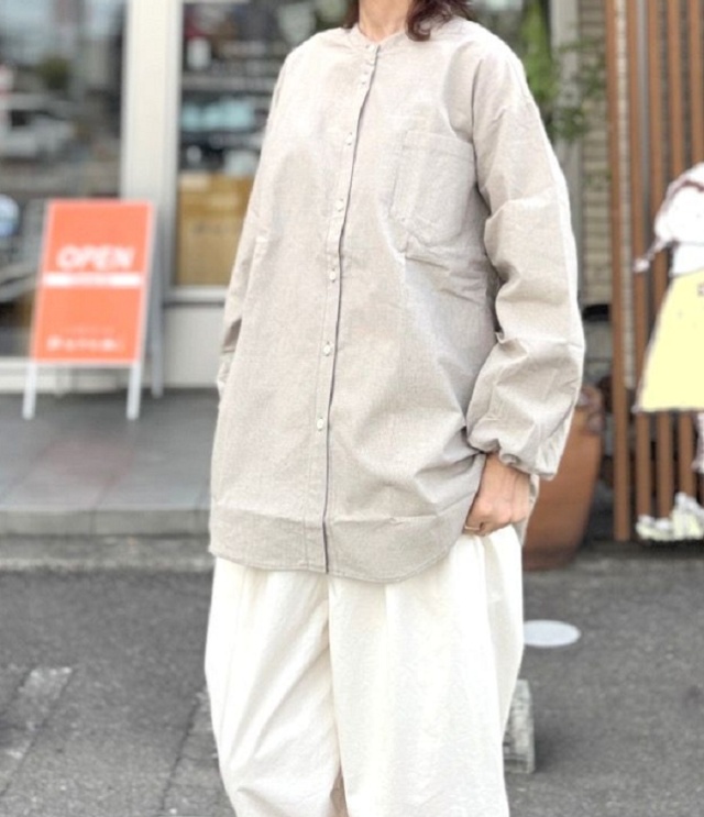euphoric　Check Shirt（ベージュ） EU-CT6302