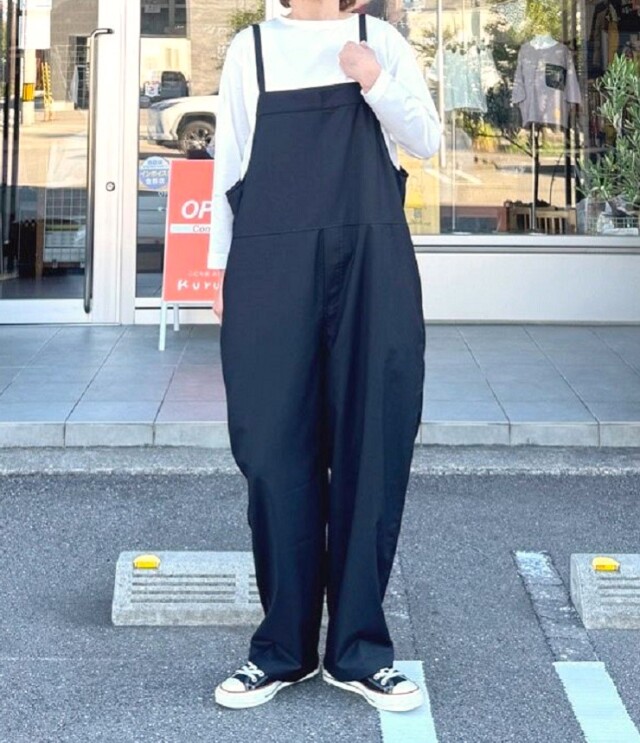 mao made　SSで人気のあの子が再登場！ オトナに似合う サロペット（ブラック） 541313