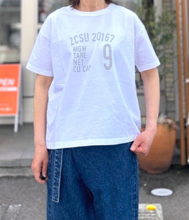7th GATE  17/-BD天竺 半袖 プリントTee（オフホワイト） G-271040  #PACIFIC PARK STORE_7th GATE