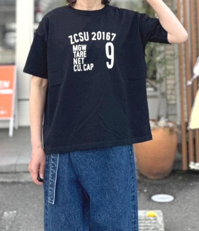 7th GATE  17/-BD天竺 半袖 プリントTee（ブラック） G-271040  #PACIFIC PARK STORE_7th GATE