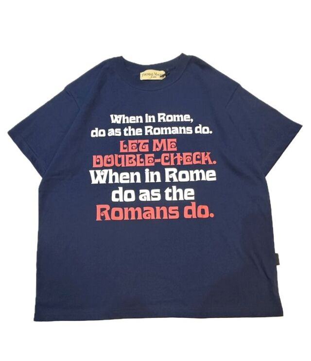 THOMAS MAGPIE　BIG Tシャツ（ネイビー）  2262864