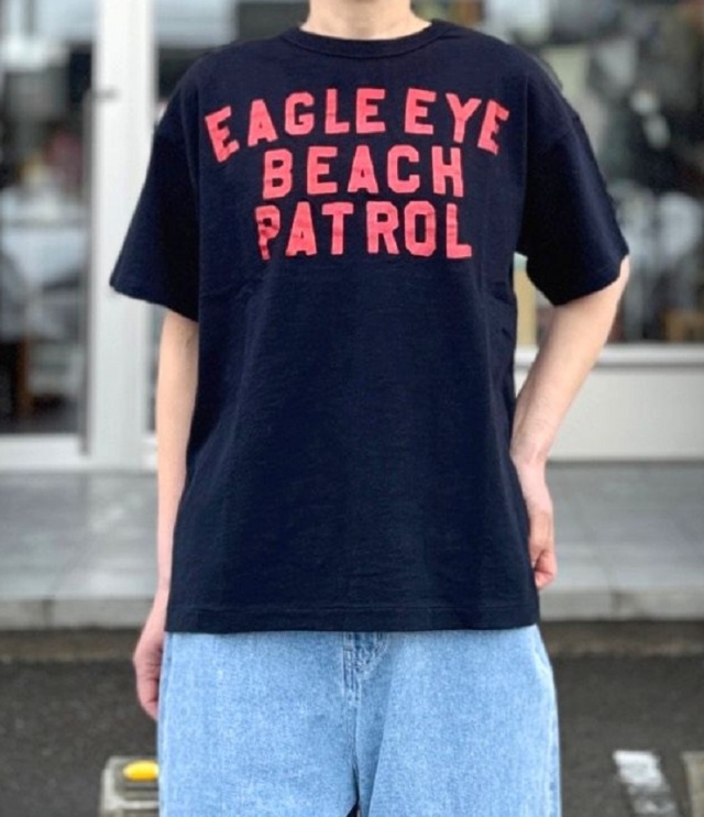 【30%OFF】DENIM DUNGAREE　天竺 EAGLE TEE　ブラック（レディース）  22520404
