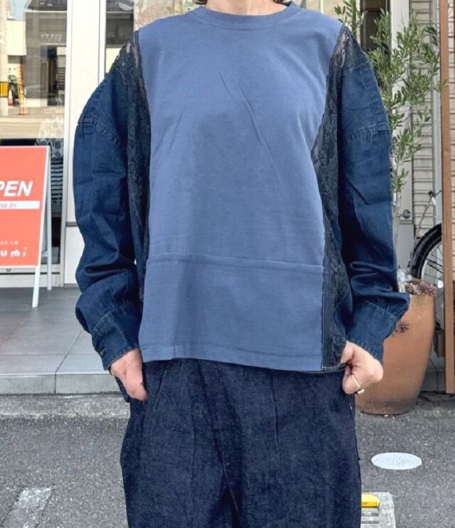 REHERSALL　ドッキングシャツ（ネイビー26） AT-271