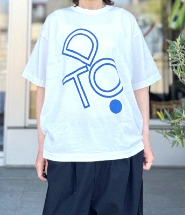 prit　18/1空紡度詰天竺 DOT プリント  Tシャツ（オフ） P92646