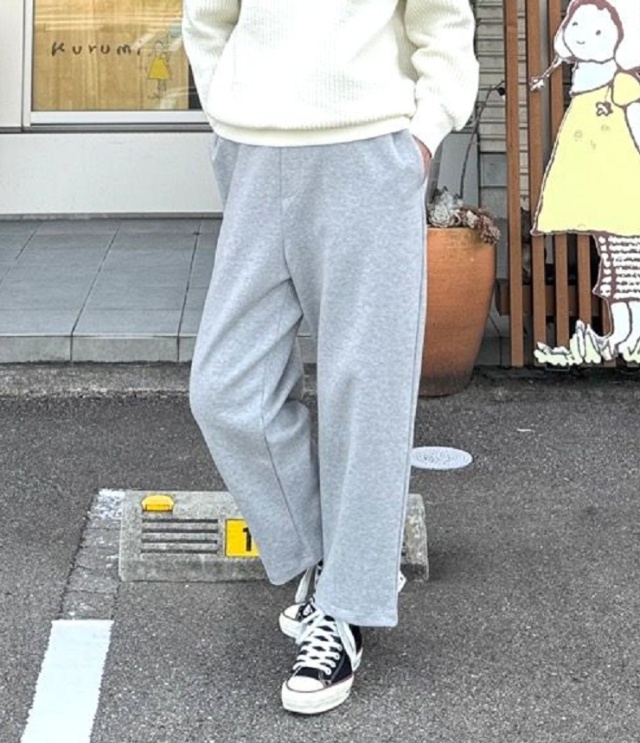 denicher　T/Cダンボール コクーンパンツ（グレー）DCP253544