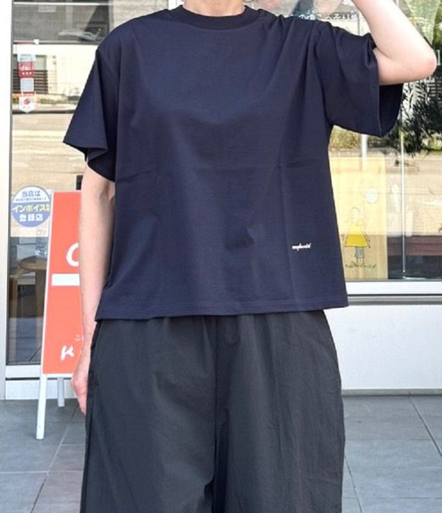 euphoric　Crew neck Tops  クルーネックトップ（ネイビー） EU-CT5112