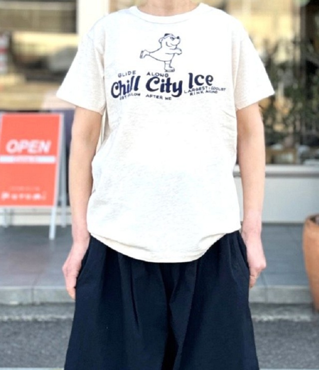 【30%OFF】DENIM DUNGAREE　天竺 ICE TEE　オフホワイト（レディース）　22520403