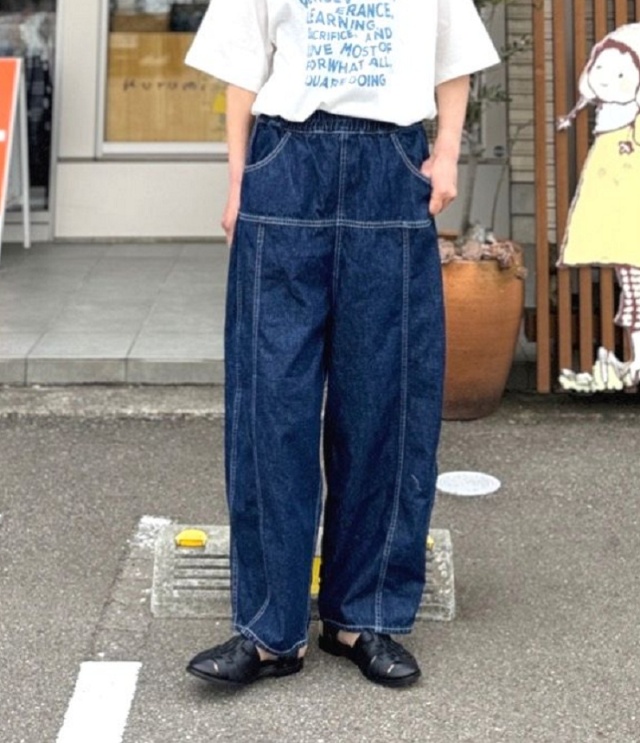 ESTROISLOSE　ネップデニム パンツ（ワンウォッシュ）EB26102