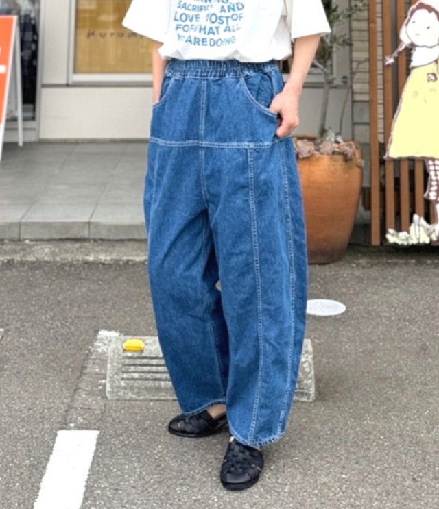 ESTROISLOSE　ネップデニム パンツ（インディゴ）EB26102