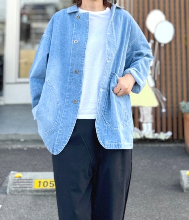 NEEDLE WORKS　12oz デニム カバーオール　インディゴブルー（レディース）2226001W　#NEEDLE WORKS_OFFICIAL TEAM_NEWO