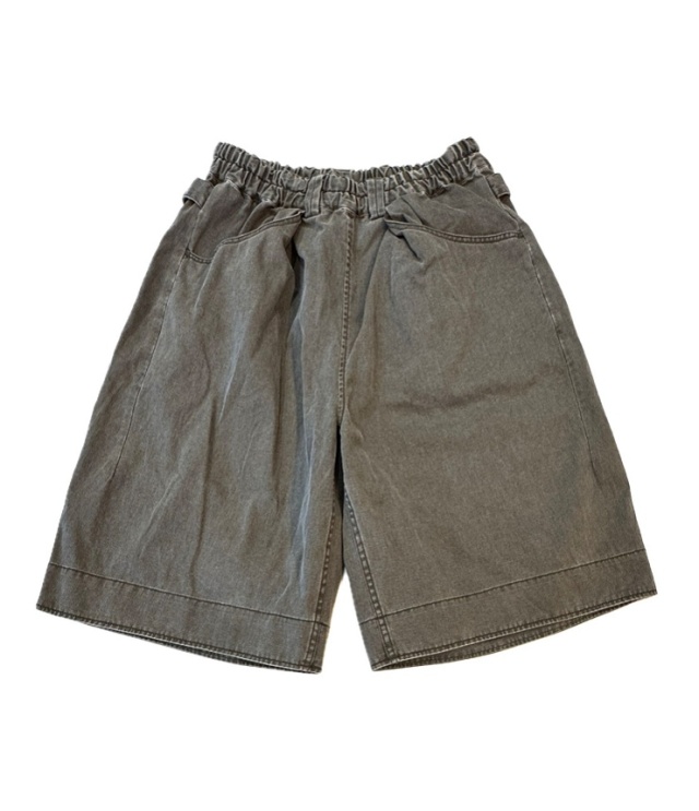 ESTROISLOSE　フェード加工ツイル ハーフパンツ（チャコール）EB26108