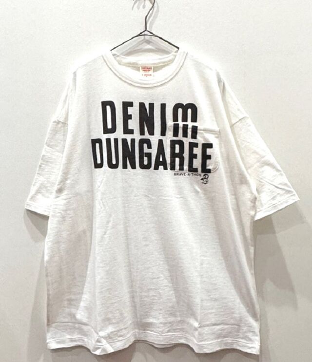 DENIM DUNGAREE　天竺 DENOVY DUNGAREE TEE　ホワイト（メンズ）　22520446