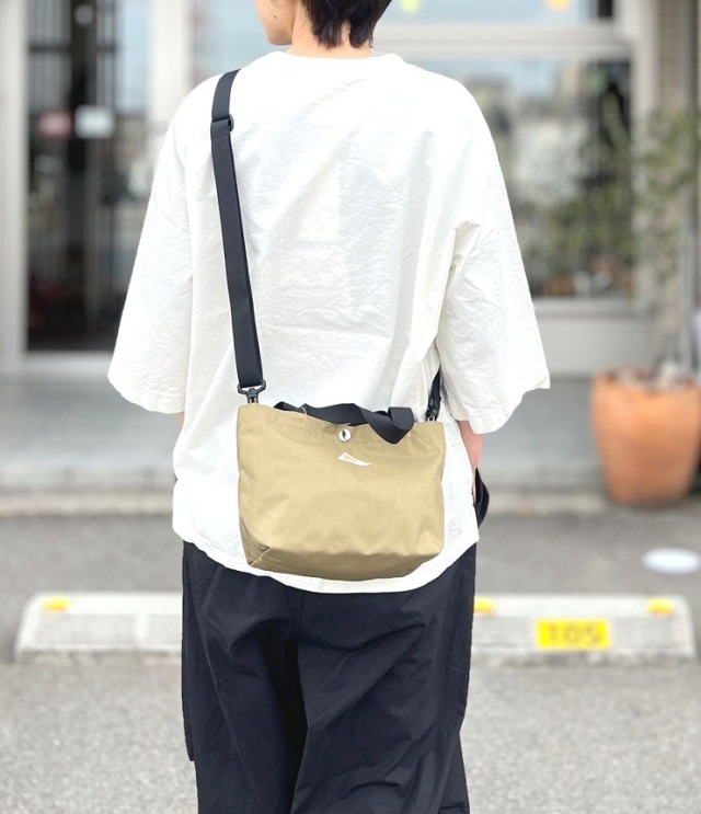 KELTY  ケルティ　MINI SHOULDER TOTE ミニロゴ 2WAY ショルダートート（タン)