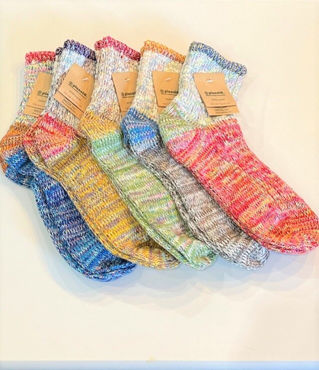Planet-e Socks　2チェンジツイスターヘザー ソックス（Women、Men）