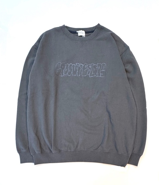 GROOVY COLORS　裏毛 MOUNTAIN SCAPE スウェット　チャコール（メンズ） 42580417  #165センチ以上