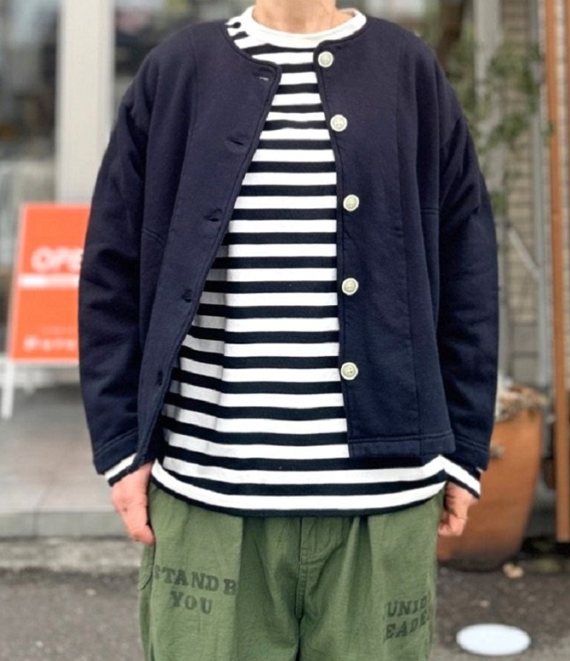 【40%OFF】Sabbatum　セントラル裏毛 起毛ミニスリット ブルゾン（ブラック） SA-34305