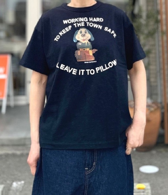 【30%OFF】DENIM DUNGAREE　天竺 PILLOW TEE　ブラック（レディース）　22520405