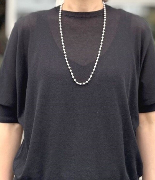 ROSETTAPRAYER ロゼッタプレア 6mm BALL CHAIN NECKLACE70 ボールチェーン ネックレス