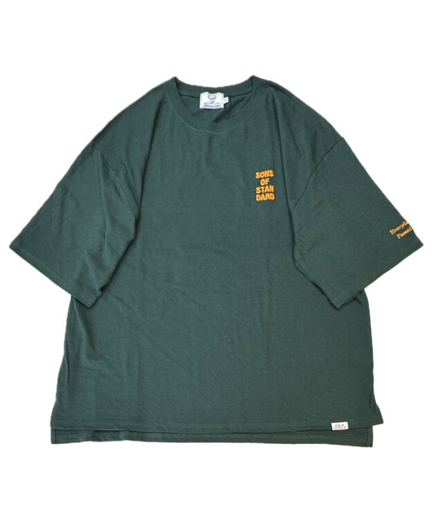 SONS OF STANDARD　サイドウォークＴシャツ　グリーン（145～180センチ）  1261-2012