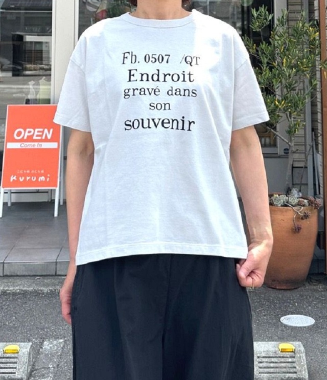 7th GATE  17-BD天竺 スタンダードボックスプリントTee（グレー） G-271044  #PACIFIC PARK STORE_7th GATE