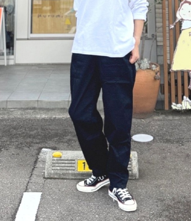 OFFICIAL TEAM　ブラックデニム テーパード パンツ　ブラック（アダルト） 1226252M　#NEEDLE WORKS_OFFICIAL TEAM_NEWO