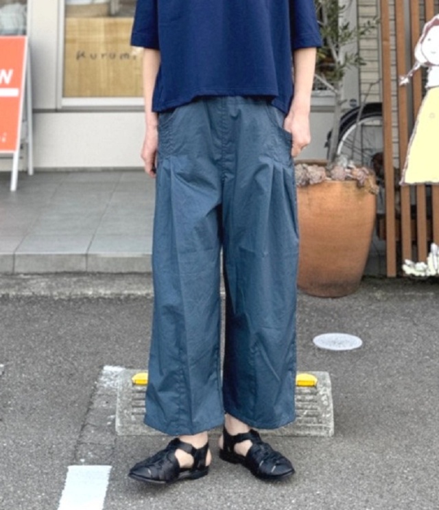 chloro sister  40綾ダンプ タックパンツ（ブルー） CS3420  #chloro sister_toujours ensemble