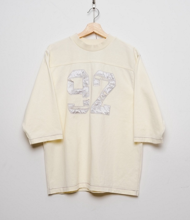 MARET　度詰め天竺 ボロリング ロンT（オフホワイト）　 M25A76