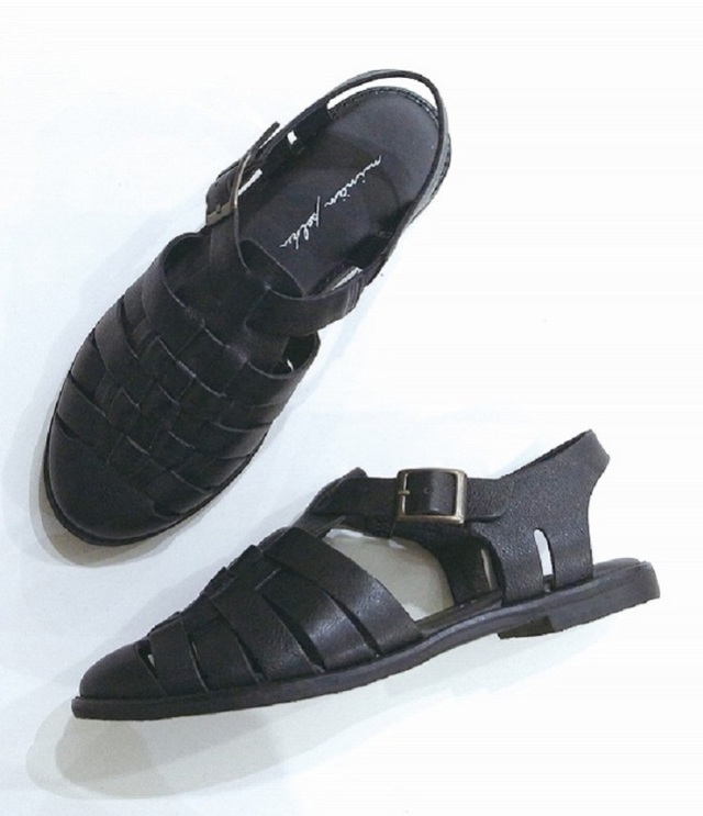 minan polku gurkha sandals グルカサンダル（ブラック）
