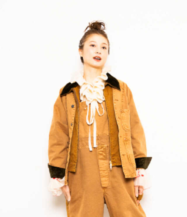 MARET　オーガニック ダック ワーク ON ワーク ジャケット（ベージュ）　M25A21