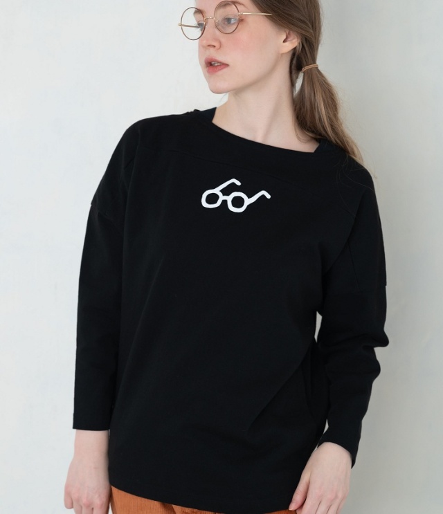 【先行予約 2026AW】tsukinowa　ボートネックのめがねTee　TT203p