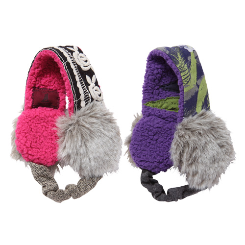 【60%OFF】waffle　ふわふわ耳あて（Kids）