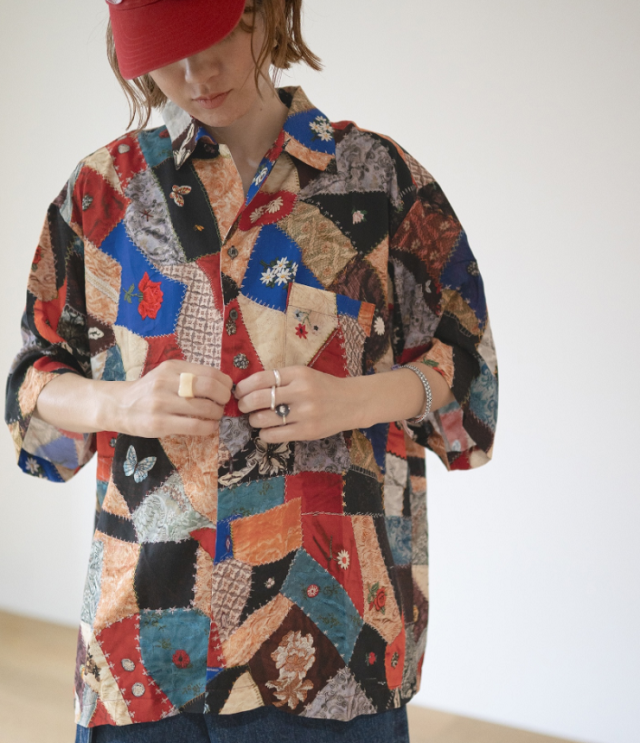 MARET クレイジーキルト PT アロハシャツ M236S61