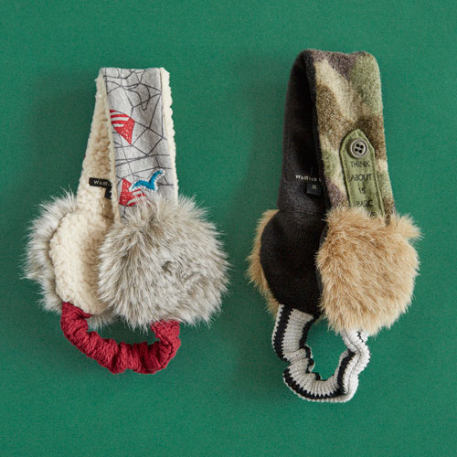 【50%OFF】waffle　ふわふわ耳あて（Kids）